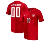 Men's Canada Custom 2026 Red Home Soccer Jersey Men's Canada Custom 2026 Red Home Soccer Jersey
