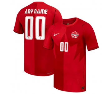 Men's Canada Custom 2026 Red Home Soccer Jersey