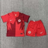 Youth Canada Blank 2026 Home Soccer Jersey Suit Youth Canada Blank 2026 Home Soccer Jersey Suit