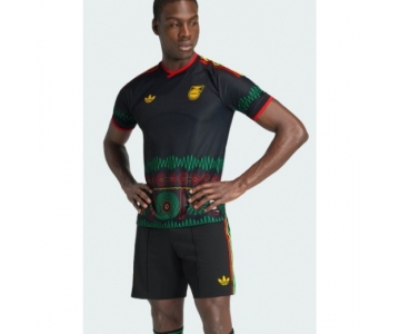 Jamaica World Cup Soccer Black Jersesy