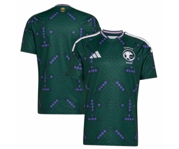 Men adidas Green Saudi Arabia National Team FIFA x World Cup 2026 Home Replica Jersey