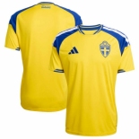 Men adidas Yellow Sweden National Team FIFA x World Cup 2026 Home Replica Jersey