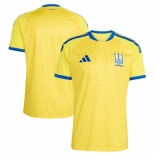 Men adidas Yellow Ukraine National Team FIFA x World Cup 2026 Home Replica Jersey