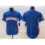 Men's Dominican Republic Baseball Blank Royal 2026 World Baseball Classic Stadium Stitched Jersey