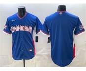 Men's Dominican Republic Baseball Blank Royal 2026 World Baseball Classic Stadium Stitched Jersey