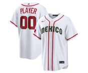 Men's Mexico Baseball ACTIVE PLAYER Custom White 2026 World Baseball Classic Home Stadium Stitched Jersey