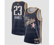 Men's 2026 All-Star #23 LeBron James Navy Stitched Basketball Jersey Men's 2026 All-Star #23 LeBron James Navy Stitched Basketball Jersey