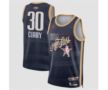 Men's 2026 All-Star #30 Stephen Curry Navy Stitched Basketball Jersey