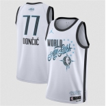 Men's 2026 All-Star #77 Luka Doncic White Stitched Basketball Jersey