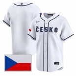 Men's Czech Republic Baseball Nike White 2026 World Baseball Classic Team Jersey Men's Czech Republic Baseball Nike White 2026 World Baseball Classic Team Jersey