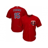 Youth Minnesota Twins #15 Glen Perkins Red Cool Base Stitched MLB Jersey Youth Minnesota Twins #15 Glen Perkins Red Cool Base Stitched MLB Jersey