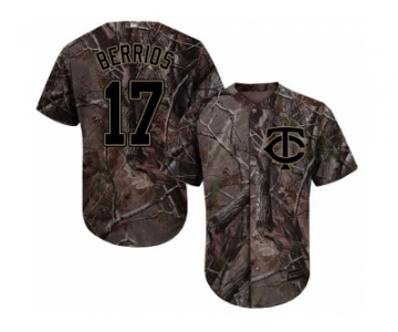 Youth Minnesota Twins #17 Jose Berrios Camo Realtree Collection Cool Base Stitched MLB Jersey