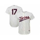 Youth Minnesota Twins #17 Jose Berrios Cream Strip Cool Base Stitched MLB Jersey Youth Minnesota Twins #17 Jose Berrios Cream Strip Cool Base Stitched MLB Jersey