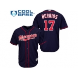 Youth Minnesota Twins #17 Jose Berrios Navy blue Cool Base Stitched MLB Jersey Youth Minnesota Twins #17 Jose Berrios Navy blue Cool Base Stitched MLB Jersey
