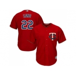 Youth Minnesota Twins #22 Miguel Sano Red Cool Base Stitched MLB Jersey Youth Minnesota Twins #22 Miguel Sano Red Cool Base Stitched MLB Jersey