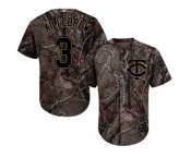Youth Minnesota Twins #3 Harmon Killebrew Camo Realtree Collection Cool Base Stitched MLB Jersey