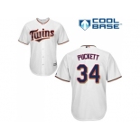Youth Minnesota Twins #34 Kirby Puckett White Cool Base StitchedMLB Jersey Youth Minnesota Twins #34 Kirby Puckett White Cool Base StitchedMLB Jersey