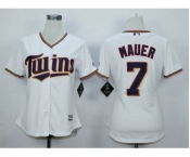 youth mlb jerseys minnesota twins #7 mauer white youth mlb jerseys minnesota twins #7 mauer white
