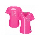 Women's Majestic Minnesota Twins #14 Kent Hrbek Authentic Pink Fashion Cool Base MLB Jersey Women's Majestic Minnesota Twins #14 Kent Hrbek Authentic Pink Fashion Cool Base MLB Jersey