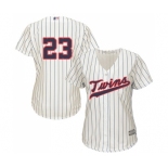 Women's Minnesota Twins #23 Nelson Cruz Authentic Cream Alternate Cool Base Baseball Jersey Women's Minnesota Twins #23 Nelson Cruz Authentic Cream Alternate Cool Base Baseball Jersey