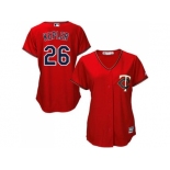 Women's Minnesota Twins #26 Max Kepler Red Alternate Stitched MLB Jersey Women's Minnesota Twins #26 Max Kepler Red Alternate Stitched MLB Jersey