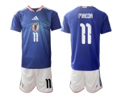 Men's Japan #11 MAEDA National Team FIFA x World Cup 2026 Home Blue On Field Jersey Men's Japan #11 MAEDA National Team FIFA x World Cup 2026 Home Blue On Field Jersey