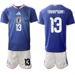 Men's Japan #13 Keito Nakamura National Team FIFA x World Cup 2026 Home Blue On Field Jersey Men's Japan #13 Keito Nakamura National Team FIFA x World Cup 2026 Home Blue On Field Jersey