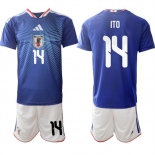 Men's Japan #14 ITO National Team FIFA x World Cup 2026 Home Blue On Field Jersey Men's Japan #14 ITO National Team FIFA x World Cup 2026 Home Blue On Field Jersey