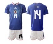 Men's Japan #14 ITO National Team FIFA x World Cup 2026 Home Blue On Field Jersey Men's Japan #14 ITO National Team FIFA x World Cup 2026 Home Blue On Field Jersey
