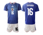 Men's Japan #16 TOMIYASU National Team FIFA x World Cup 2026 Home Blue On Field Jersey Men's Japan #16 TOMIYASU National Team FIFA x World Cup 2026 Home Blue On Field Jersey