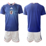 Men's Japan 2026 Blue Home Soccer Jersey Suit Men's Japan 2026 Blue Home Soccer Jersey Suit