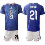 Men's Japan #21 KAISHU National Team FIFA x World Cup 2026 Home Blue On Field Jersey Men's Japan #21 KAISHU National Team FIFA x World Cup 2026 Home Blue On Field Jersey