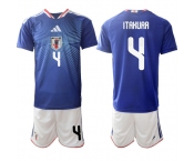 Men's Japan #4 ITAKURA National Team FIFA x World Cup 2026 Home Blue On Field Jersey Men's Japan #4 ITAKURA National Team FIFA x World Cup 2026 Home Blue On Field Jersey