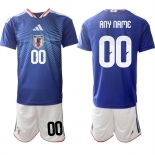 Men's Japan Custom Any Name And Number National Team FIFA x World Cup 2026 Home Blue On Field Jers Men's Japan Custom Any Name And Number National Team FIFA x World Cup 2026 Home Blue On Field Jers