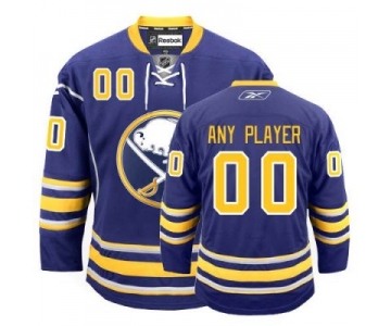 Customized Buffalo Sabres Jersey Blue Third Man Hockey