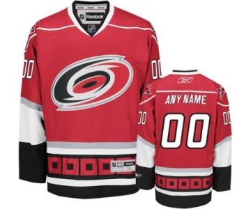 Customized Carolina Hurricanes Jersey Red Home Man Hockey