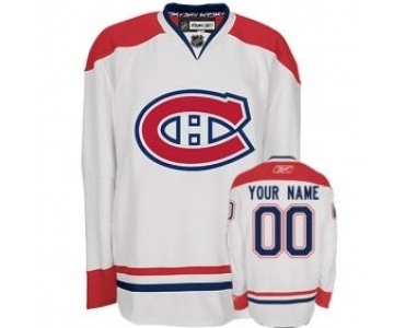 Montreal Canadiens Personalized White Jersey