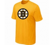NHL Boston Bruins big & tall logo T-shirt yellow