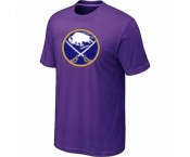 NHL Buffalo Sabres big & tall logo T-shirt purple