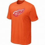 NHL Detroit Red Wings big & tall logo T-shirt orange