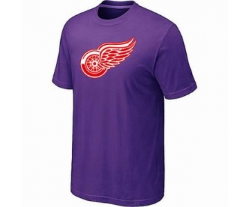 NHL Detroit Red Wings big & tall logo T-shirt purple