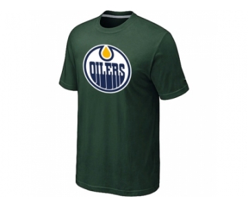 NHL Edmonton Oilers Big & Tall Logo D.Green T-Shirt