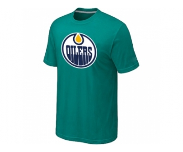 NHL Edmonton Oilers Big & Tall Logo Green T-Shirt