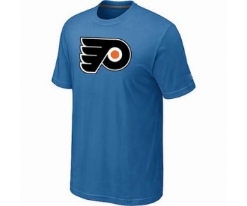 NHL Philadelphia Flyers big & tall logo T-shirt light blue