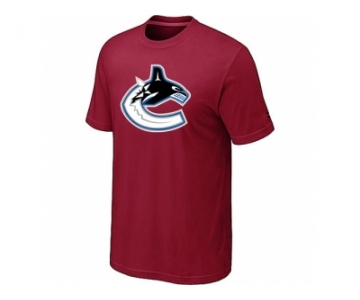 NHL Vancouver Canucks big & tall logo T-shirt red
