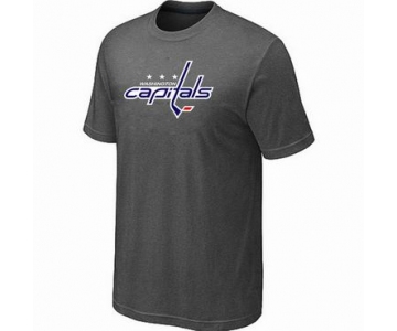 NHL Washington Capitals big & tall logo T-shirt dk grey