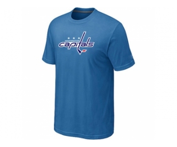 NHL Washington Capitals big & tall logo T-shirt light blue