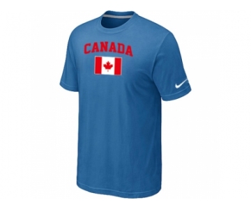 Nike 2014 Olympics Canada Flag Collection Locker Room T-Shirt light Blue