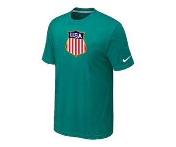 Nike Team USA Hockey Winter Olympics KO Collection Locker Room T-Shirt Green