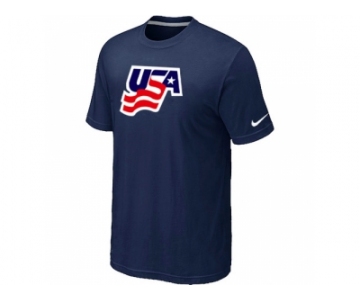 Nike USA Graphic Legend Performance Collection Locker Room T-Shirt D.Blue